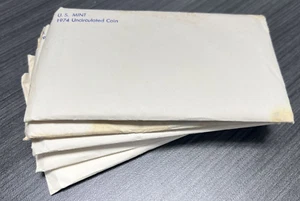 1974 Five Mint Sets of 13 Coins Philadelphia & Denver P & D Uncirculated coins - Picture 1 of 2