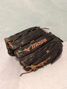 Mizuno MVP Series GMVP 1300 13" Fastpitch Glove Black Bio-Retro Leather RHT - Picture 1 of 7