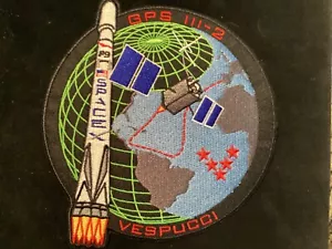 SPACEX FALCON 9 GPS 111-2 VESPUCCI DOD SATELLITE AUTHENTIC PATCH - Picture 1 of 2