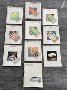 (Lot of 10) Vintage Computer Manuals, Guides Books Apple II /IIe/Instructions - Afbeelding 1 van 12