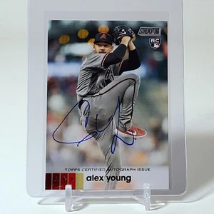 Alex Young RC 2020 Topps Stadium Club On-Card Auto #AAY Arizona Diamondbacks  - Foto 1 di 2