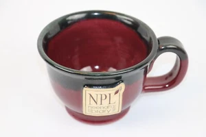 Taza de gres Neenah Public Library Wisconsin Sunset Hill hecha a mano en los EE. UU. - Imagen 1 de 7