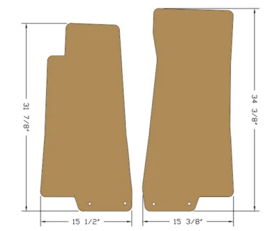 NEW! 1997 - 2006 Jaguar XK8 Carpet Floor Mats by Lloyds Velourtex Custom Fit - Image 1 of 4