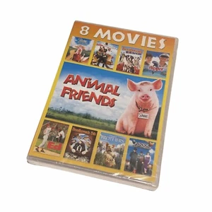 NEW Animal Friends 8-Movie Collection DVD Babe Flipper Evan Almighty Beethoven - Imagen 1 de 3