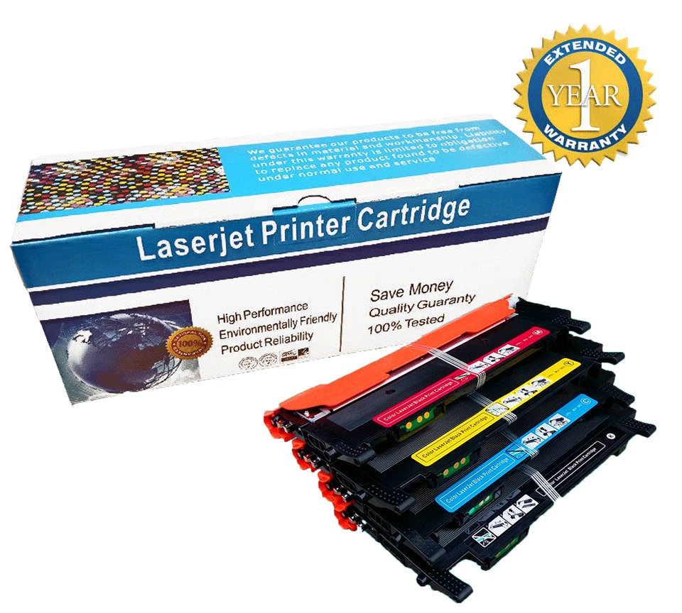 4P CLT-404S CMYK Color Toner For Samsung Xpress SL-C430 C430W C480 C480FN C480FW - Изображение 1 из 1