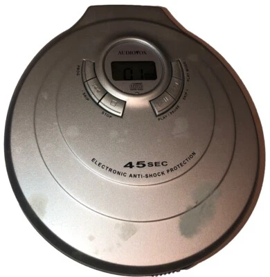 Reproductor de CD Audiovox DM8701 antichoque 45 segundos portátil rasguños en la tapa @a Foto 1 de 4