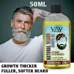 Beard Oil & Moustache Oil 100% Natural grooming balm hair Best Quality UK Seller - Picture 1 of 1