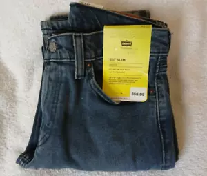 Levis 511 29x30 slim fit jeans denim blue Stright leg sits below your waist flex - Picture 1 of 5