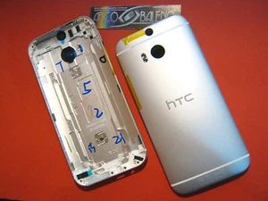 COVER GUSCIO CHASSIS POSTERIORE ORIGINALE per HTC ONE M8 BATTERIA BACK FRAME - Foto 1 di 1
