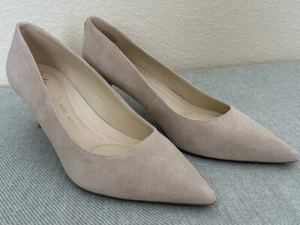 Nine West Women Heels Kuna 9x9 Pointy Toe Pumps Nude Beige New Sz 9 - Picture 1 of 10