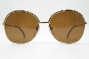 Gafas de sol vintage Silhouette 6016 oro plata ovaladas gafas de sol gafas - Imagen 1 de 6