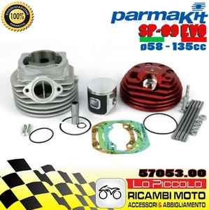 57053.00 CILINDRO 135cc ø58 Corsa 51 PARMAKIT SP-09 EVO VESPA SPECIAL ET3 50 125 - Imagen 1 de 1
