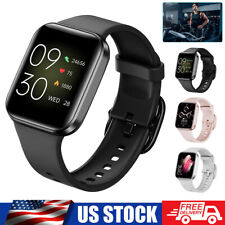 Unisex Smart Watch for Men Women Fitness Tracker Sports Compatible iOS Android