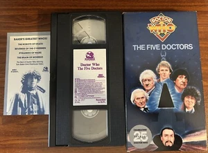 1989 Playhouse Video Doctor Who The Five Doctors Davidson,Baker VHS Used - Picture 1 of 4