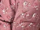 Yarn Dyed Linen Blend Loveseat Protector Seat Width Up to 54in Pink Floral