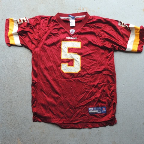 Donovan McNabb Washington Redskins Jersey Kids Boys XL Red NFL Reebok Cover
