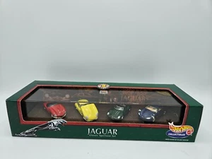 Hot Wheels Classic Sports Cars Jaquar Manufacturers Series 2 Set 4 Cars Die Cast - Picture 1 of 5