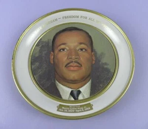 Martin Luther King JR, Original 60er Jahre Gedenkblech - unbenutzter Bestand! - Bild 1 von 1