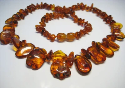 Genuine Beautiful Baltic Amber Necklace 20 in !!! - Image 1 of 4