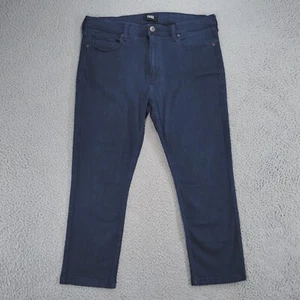 Paige Jeans Mens 36 x 26 Blue Lennox Dark Wash Slim Fit Stretch Tapered Leg - Picture 1 of 20