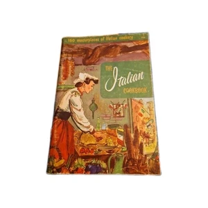 1972 The Italian Cookbook Masterpiece Recipes Culinary Arts Institute Chicago - Picture 1 of 3