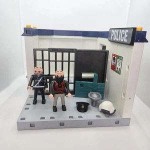 Playmobil 70326 Police Action Police Station With Helicopter & Car Incomplete  - Picture 1 of 16