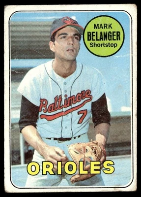 1969 Topps Mark Belanger Baltimore Orioles #299 - Image 1 of 2