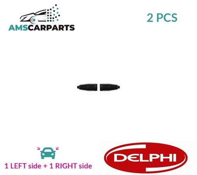 BELLOWS STEERING RACK BOOT PAIR SET CENTRE TBR4248 DELPHI 2PCS NEW - Image 1 of 4