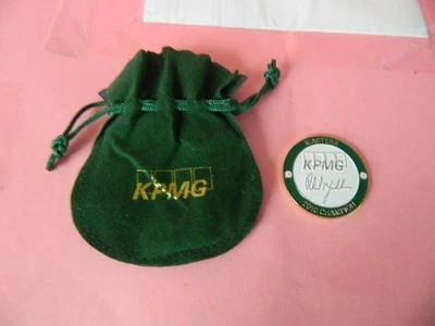 (1) Phil Mickelson "MASTERS" Verde, Marcadores de Bola y Nuevo (KPMG) Foto 1 de 2