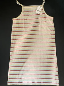 NEW with Tags! Crewcuts by J Crew Girls’ Youth Size 14 Striped Sun Dress - Picture 1 of 5