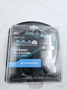 Sennheiser Headset PC 8 USB Stereo Headphones Mic New Sealed - Picture 1 of 4