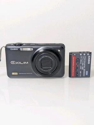 Casio Exilim EX-ZR10 12.1MP Digital Camera (Tested Working)  - Image 1 of 4