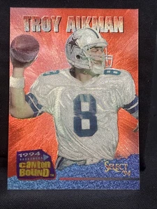 1994 Pinnacle Select Troy Aikman Canton Bound #CB11 Cowboys - Foto 1 di 6