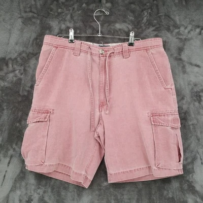 Ocean Pacific Shorts Cargo Vtg Y2K Faded Red Cotton Mens 36 Surf Casual - Image 1 of 4