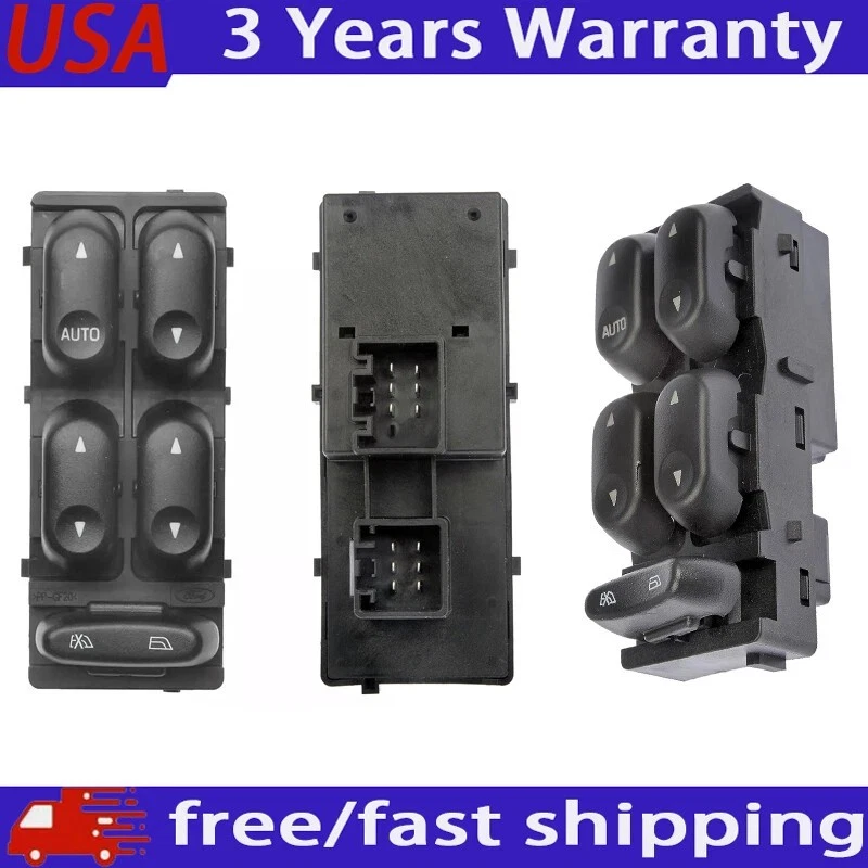 para 2002-07 Ford Taurus e 2002-05 Mercury Sable interruptor de janela de driver YF1Z14529AB - Imagem 1 de 4