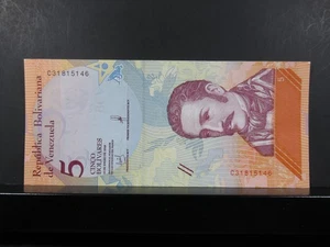 Venezuela 5 Bolivares 2018 Banknote Z1702 - Picture 1 of 2