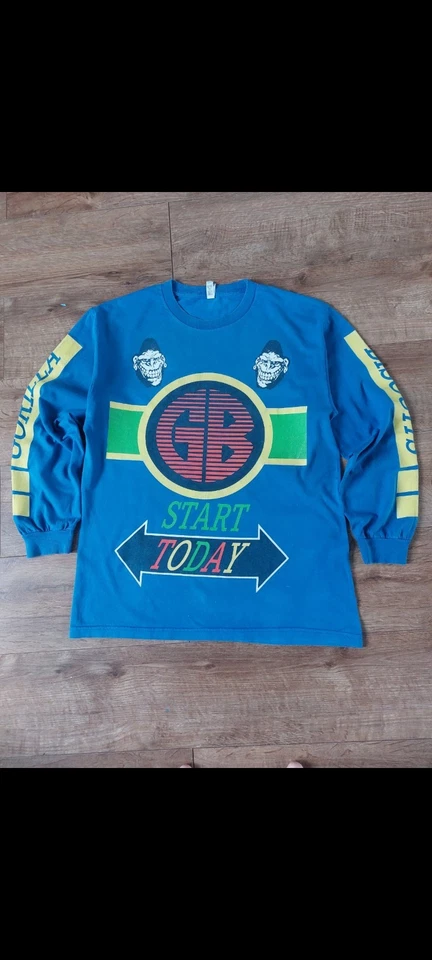 Gorilla Biscuits Long Sleeve T Shirt  New York Hardcore Straight Edge NYHC - Image 1 of 4