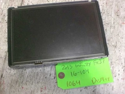 10 11 12 13 INFINITI FX50 INFO-GPS-TV SCREEN 660974 ID 280911JA3A - Image 1 of 4