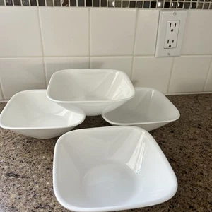 Corelle Corning Vitrelle Cherish 6 1/2” Square Soup Cereal Bowls (4) - Picture 1 of 6