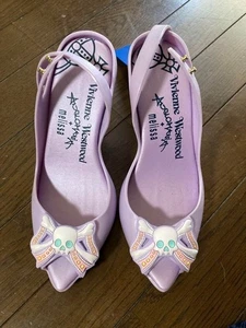 Vivienne Westwood x Melissa Skull Sandals Purple US/6 JP/23.5cm Unused Strap - Picture 1 of 3