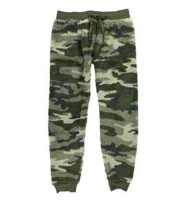 P.J. Salvage Womens Camouflage Pajama Jogger Pants, Green, Small - Picture 1 of 2