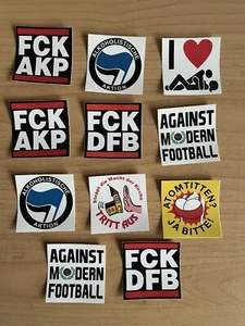 Sticker Aufkleber FCK DFB AKP Konvolut Neu Against Modern Football - Bild 1 von 1