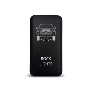 Símbolo de luces de roca CH4x4 Toyota interruptor de empuje Tacoma tercera generación - LED ámbar - Imagen 1 de 6