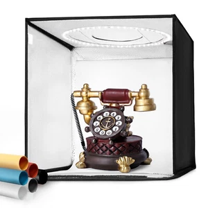 Fotostudio Set 32 x 32 x 32cm CRI 95+ LED-Fotobox Profi Faltbares Fotostudio - Bild 1 von 9