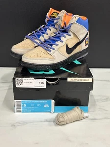 Size 10 - Nike Dunk Premium SB High Acapulco Gold - Picture 1 of 6