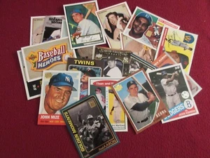 (19) BASEBALL GREATS : AARON , WILLIAMS, RYAN, CLEMENTE, KILLEBREW.. ALL NM/MINT - Picture 1 of 9