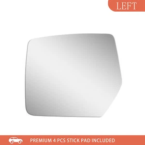Replacement Mirror Glass For 2008-2012 Jeep Liberty Driver Left Side LH+Adhesive - Picture 1 of 9