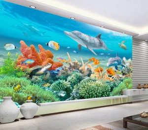 3D Coral Animals 984 Wall Paper Murals Wall Print Wall Wallpaper Mural AU Lemon - Picture 1 of 6