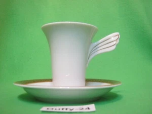 Espressotasse 2 tlg Medaillon Meandere Maron   Versace von Rosenthal - Bild 1 von 1
