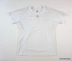Men's Mizuno Performance Volleyball T-Shirt White Sz Large